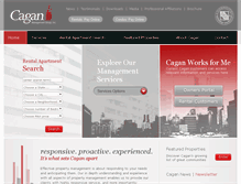 Tablet Screenshot of cagan.com